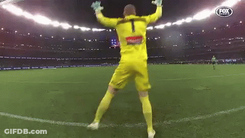 Soccer Player With Number 1 On Jersey GIF