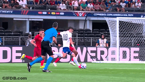 Soccer Player With Number 10 GIF