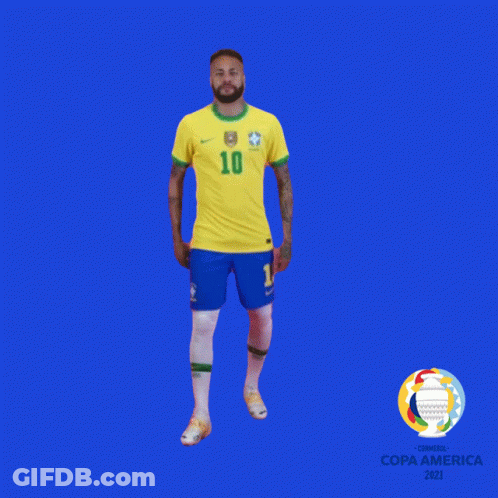 Soccer Player With Number 10 Jersey GIF