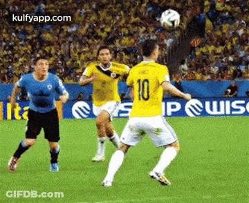 Soccer Player With Number 10 On Shirt GIF