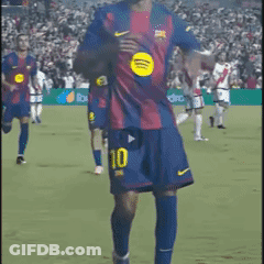 Soccer Player With Number 10 On Shorts GIF