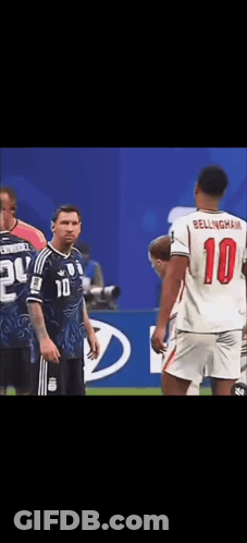 Soccer Player With Number 10 Shirt GIF