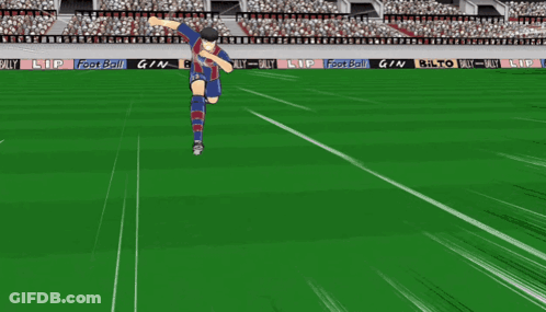 Soccer Player With Number 13 GIF