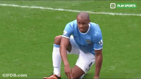 Soccer Player With Number 14 On Shorts GIF