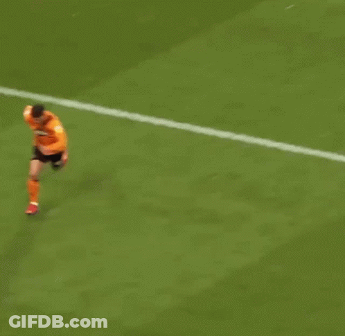 Soccer Player With Number 16 On Shorts GIF