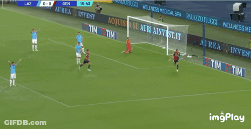 Soccer Player With Number 19 GIF