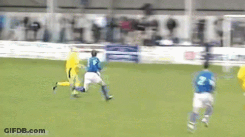 Soccer Player With Number 2 On Back GIF