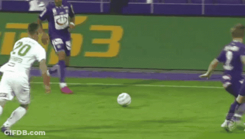 Soccer Player With Number 20 GIF