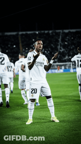 Soccer Player With Number 20 Jersey GIF
