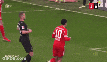 Soccer Player With Number 20 On Shirt GIF