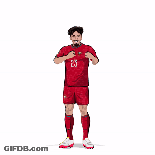 Soccer Player With Number 23 GIF