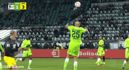 Soccer Player With Number 25 GIF