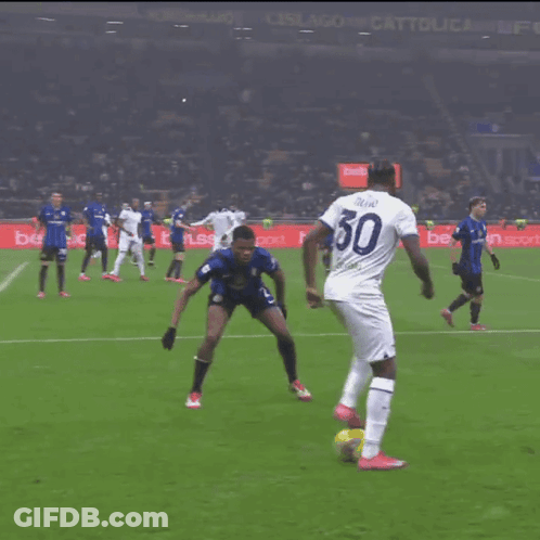 Soccer Player With Number 30 Jersey GIF