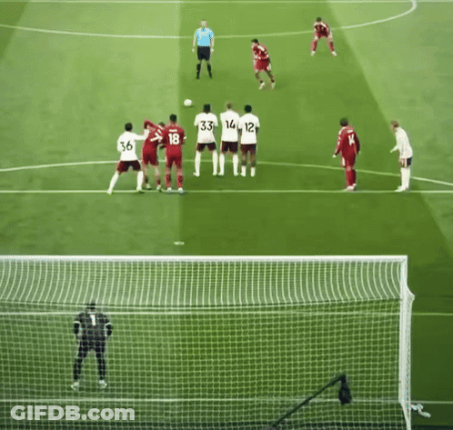 Soccer Player With Number 36 GIF