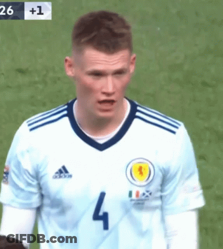 Soccer Player With Number 4 Jersey GIF