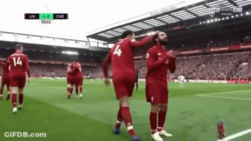 Soccer Player With Number 4 GIF