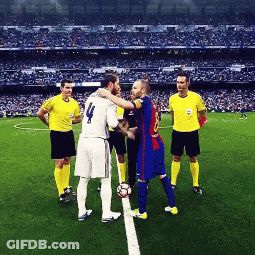 Soccer Player With Number 4 On Shirt GIF