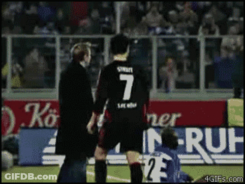 Soccer Player With Number 7 GIF