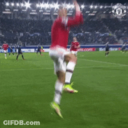 Soccer Player With Number 7 GIF