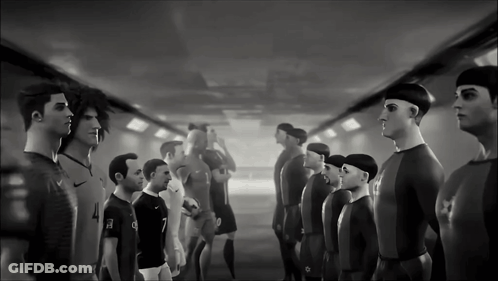 Soccer Player With Number 7 In Tunnel GIF