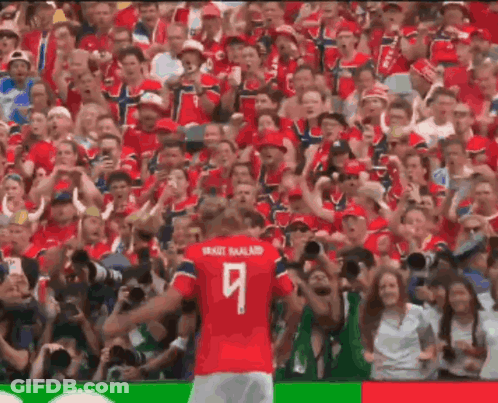 Soccer Player With Number 7 Jersey GIF