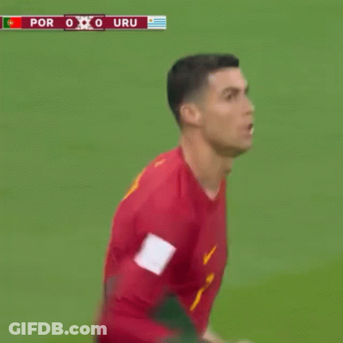 Soccer Player With Number 7 Jersey GIF
