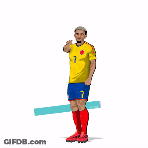 Soccer Player With Number 7 On Shirt GIF