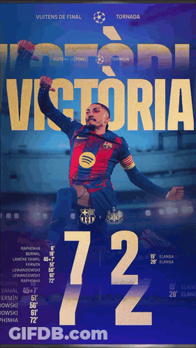 Soccer Player With Number 72 GIF