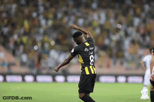 Soccer Player With Number 8 On Shirt GIF