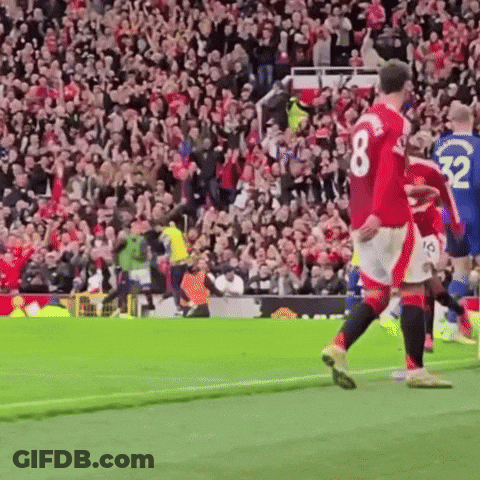 Soccer Player With Number 8 On Shorts GIF
