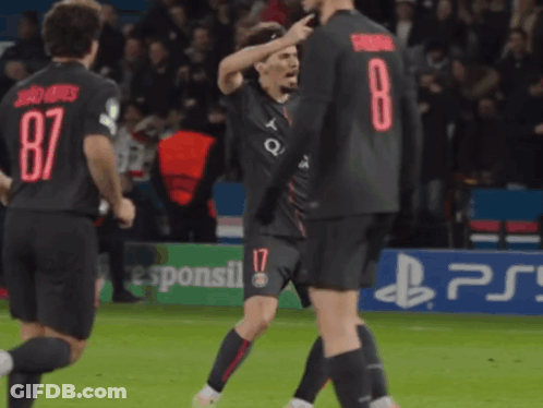 Soccer Player With Number 8 GIF