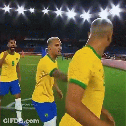 Soccer Player With Number 9 GIF
