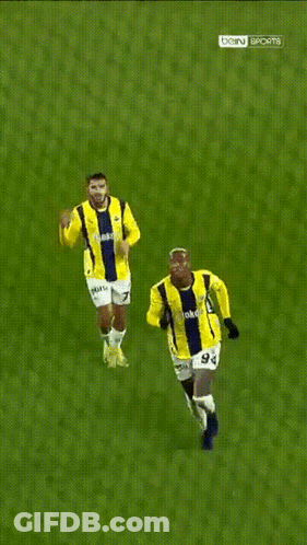 Soccer Player With Number 94 Running GIF