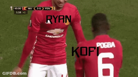 Soccer Player With Ryan On Back Of Shirt GIF