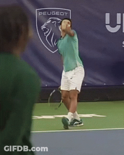 Soccer Player With Scar And Number 4 Jersey GIF
