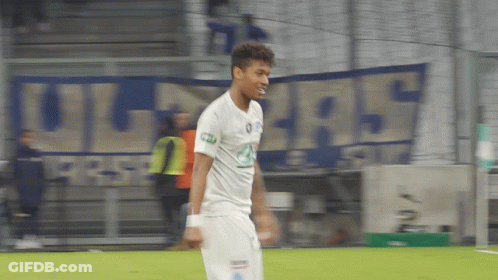 Soccer Player With Ultras Banner GIF