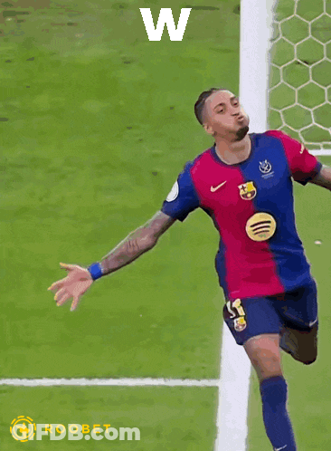 Soccer Player With W GIF