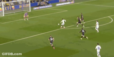 Soccer Player With Wings Headband GIF
