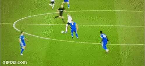 Soccer Players And Goalie Yellow Jersey 36 GIF