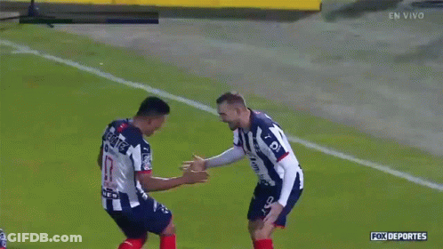 Soccer Players Celebrating Goal Fox Deportes GIF