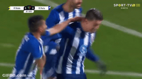 Soccer Players Celebrating Goal Sport TV GIF