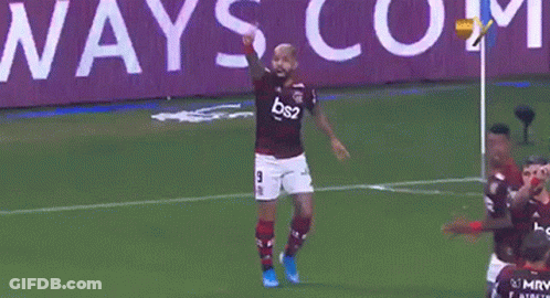 Soccer Players Celebrating GIF