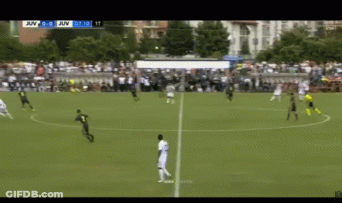 Soccer Players Celebrating On Field GIF