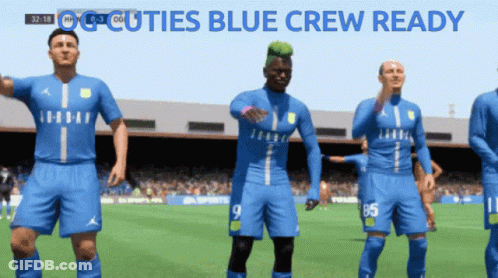 Soccer Players Cuties Blue Crew Ready GIF