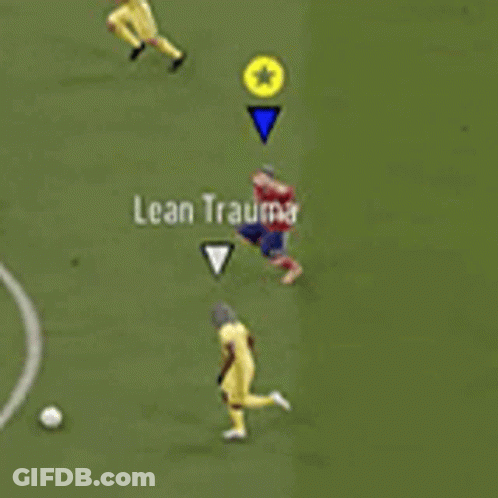 Soccer Players Field Goon Says No GIF