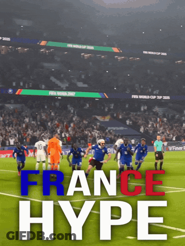 Soccer Players France Hype GIF