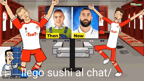 Soccer Players In Locker Room Then Now GIF