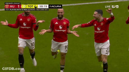 Soccer Players In Snapdragon Jerseys GIF