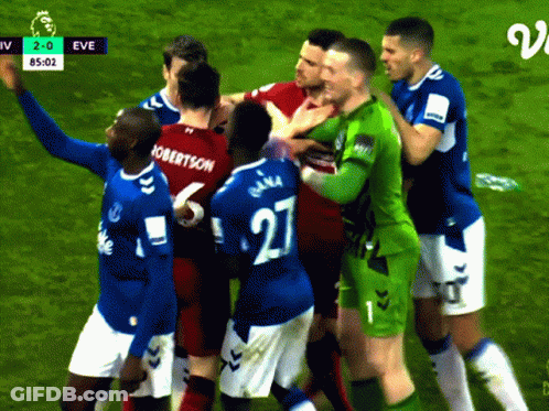 Soccer Players Including Number 27 GIF