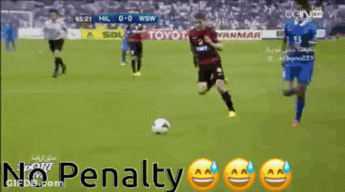 Soccer Players No Penalty GIF